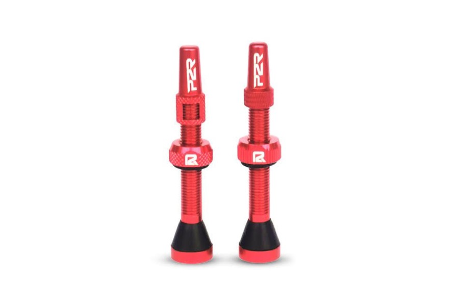 ΒΑΛΒΙΔΕΣ TUBELESS SET P2R TUBELESS VALVE FR-11C-AL - 46mm red ΒΑΛΒΙΔΕΣ TUBELESS SET P2R TUBELESS VALVE FR-11C-AL - 46mm red