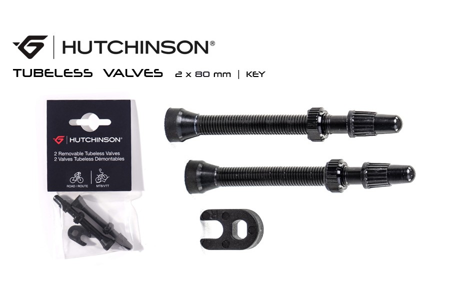 ΒΑΛΒΙΔΕΣ TUBELESS VALVES HUTCHINSON - 2 τεμ. 80mm και εργαλείο ΒΑΛΒΙΔΕΣ TUBELESS VALVES HUTCHINSON - 2 τεμ. 80mm και εργαλείο