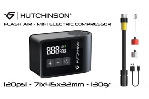 ΤΡΟΜΠΑ ΗΛΕΚΤΡΙΚΗ HUTCHINSON FLASH AIR MINI ELECTRIC COMPRESSOR PUMP