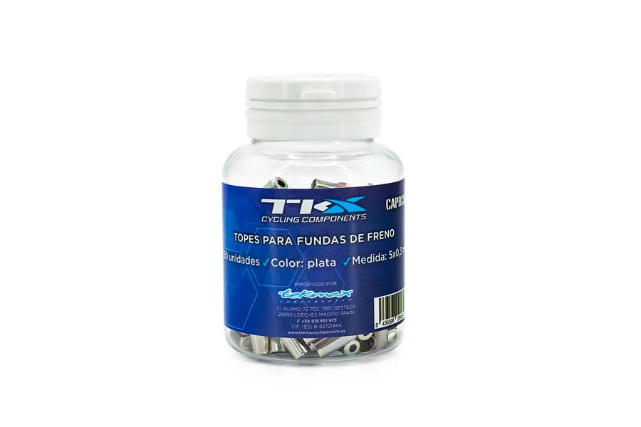 ΚΑΛΩΔΙΟΥ ΦΩΛΙΕΣ ΦΡΕΝΟΥ TKX 5mm ΑΤΣΑΛΙ - CAPBC02 color - 150τεμ ΚΑΛΩΔΙΟΥ ΦΩΛΙΕΣ ΦΡΕΝΟΥ TKX 5mm ΑΤΣΑΛΙ - CAPBC02 color - 150τεμ