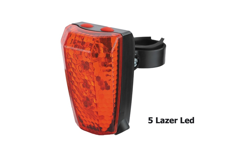 ΦΑΝΑΡΑΚΙ ΠΙΣΩ TKX 5 LED LASER - JY-2LA (AAA)
