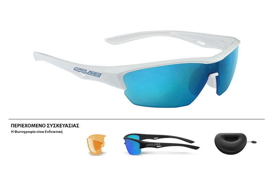 ΓΥΑΛΙΑ SALICE 011RW WHITE-BLUE ΜΕ ΦΑΚΟΥΣ Hydro Rainbow blue + ΔΩΡΟ Extra Φακοί ΓΥΑΛΙΑ SALICE 011RW WHITE-BLUE ΜΕ ΦΑΚΟΥΣ Hydro Rainbow blue + ΔΩΡΟ Extra Φακοί