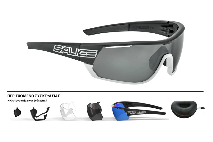 ΓΥΑΛΙΑ SALICE 016RW BLACK-WHITE ΜΕ ΦΑΚΟΥΣ Mirror Hydro black + ΔΩΡΟ 2 Extra Φακοί ΓΥΑΛΙΑ SALICE 016RW BLACK-WHITE ΜΕ ΦΑΚΟΥΣ Mirror Hydro black + ΔΩΡΟ 2 Extra Φακοί