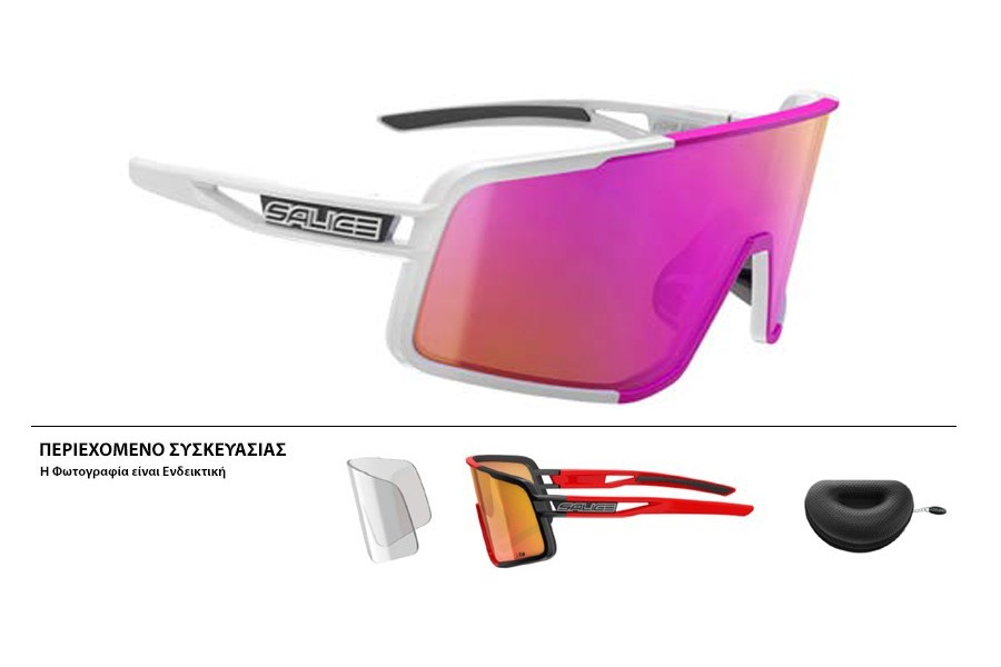 ΓΥΑΛΙΑ SALICE 022RWX WHITE-PURPLE ΜΕ ΦΑΚΟΥΣ Mirror Photocromic by NXT cat.1-3 + ΔΩΡΟ Rainbow purple ΓΥΑΛΙΑ SALICE 022RWX WHITE-PURPLE ΜΕ ΦΑΚΟΥΣ Mirror Photocromic by NXT cat.1-3 + ΔΩΡΟ Rainbow purple