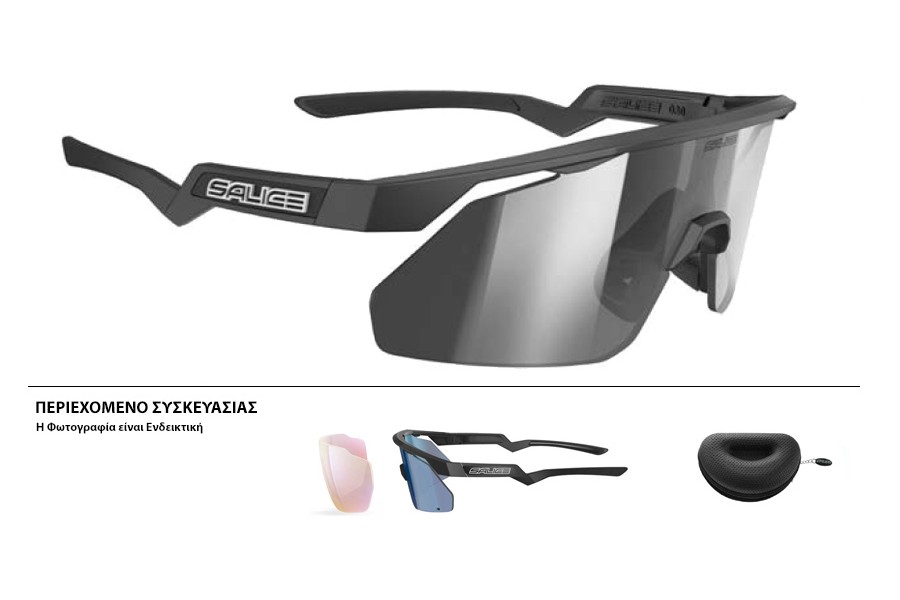 ΓΥΑΛΙΑ SALICE 030RW BLACK ΜΕ ΦΑΚΟΥΣ Mirror Lens silver + ΔΩΡΟ Extra Φακοί ΓΥΑΛΙΑ SALICE 030RW BLACK ΜΕ ΦΑΚΟΥΣ Mirror Lens silver + ΔΩΡΟ Extra Φακοί