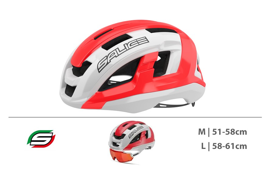 ΚΡΑΝΟΣ SALICE GAVIA white-red με safety led ΚΡΑΝΟΣ SALICE GAVIA white-red με safety led