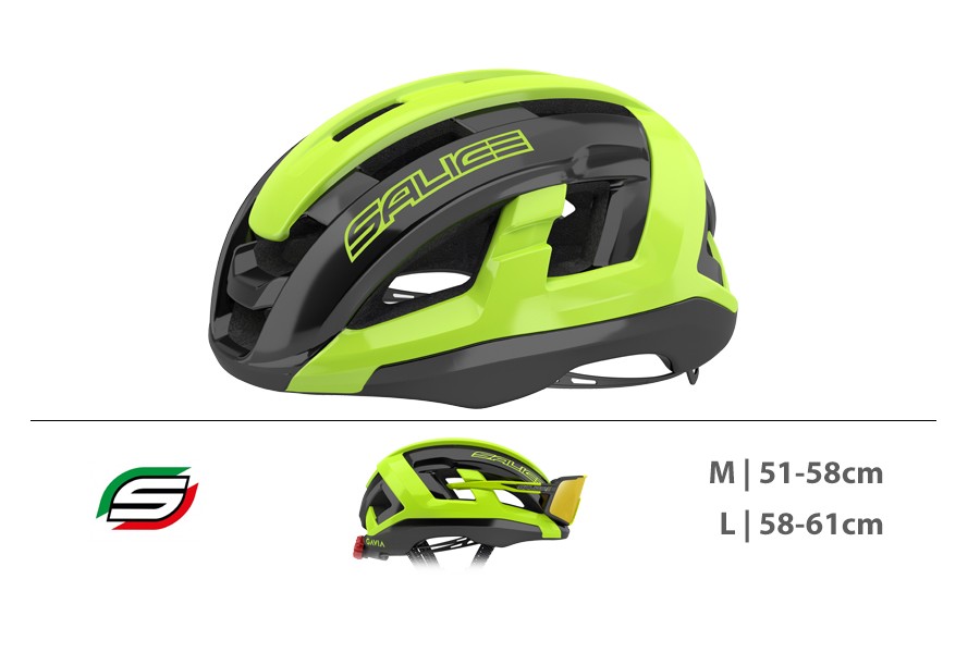 ΚΡΑΝΟΣ SALICE GAVIA black-lime με safety led ΚΡΑΝΟΣ SALICE GAVIA black-lime με safety led